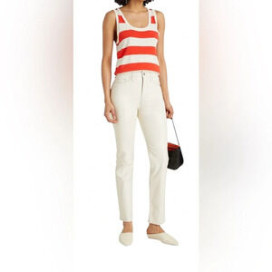 FRAME le high  straight faux leather pants , sz 27